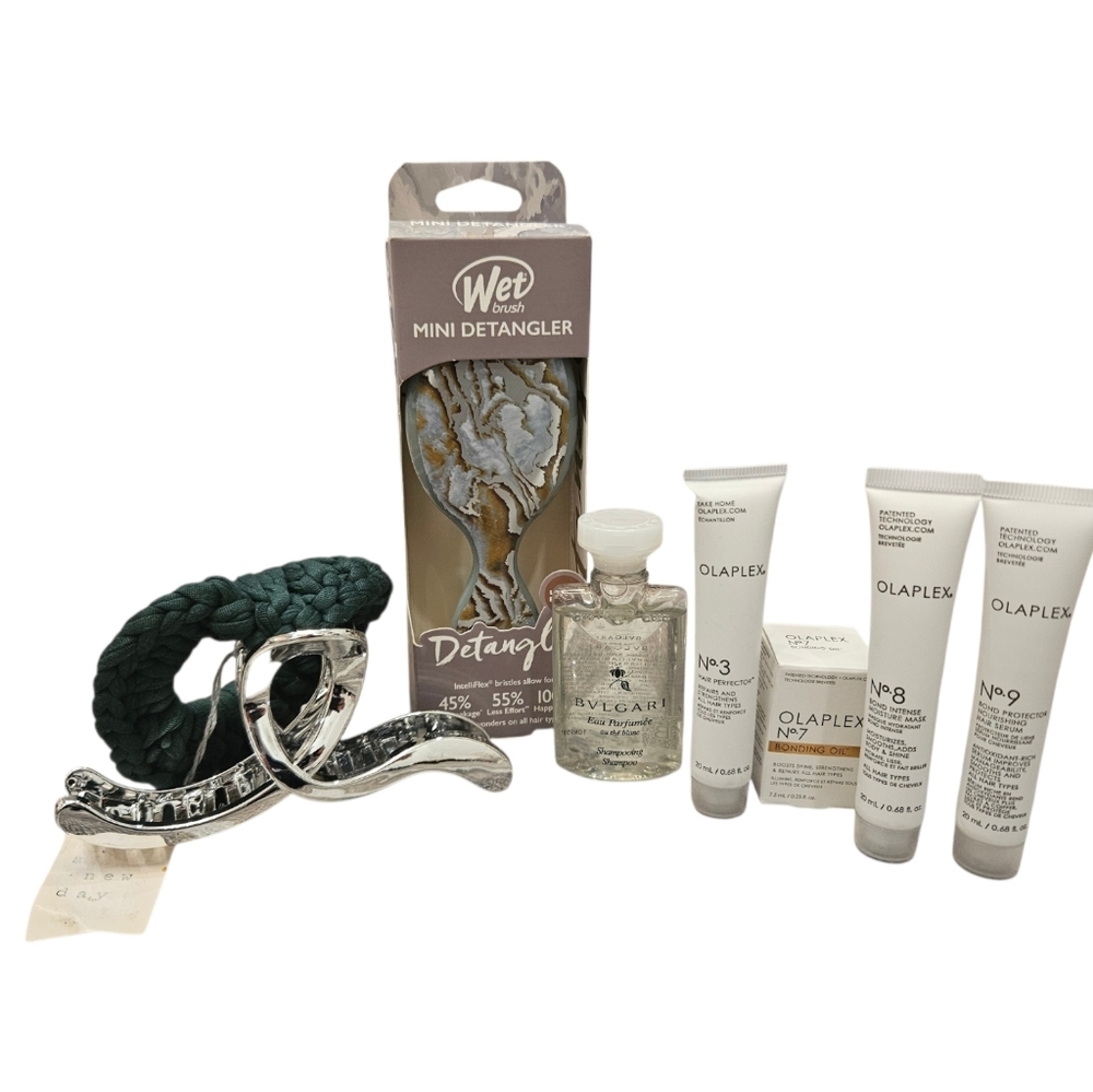 NEW Olaplex Haircare Self Care Bundle + Bvlgari Shampoo Beauty Accessories